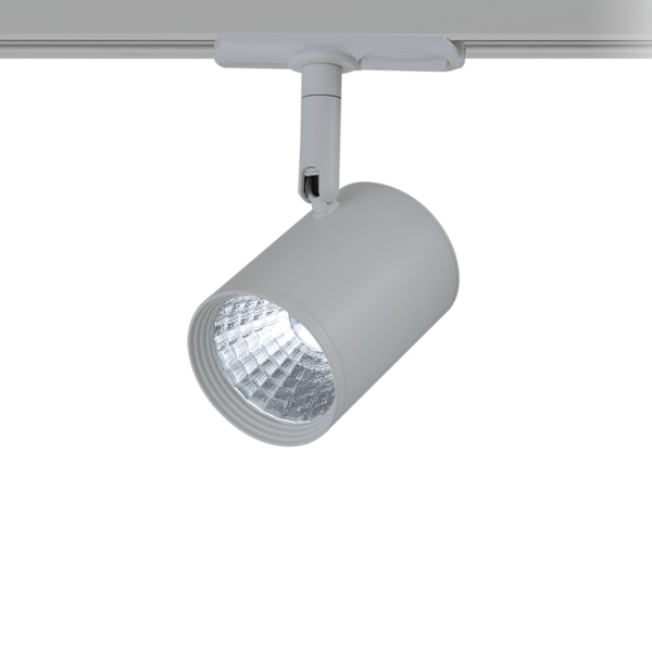 LED Φωτιστικό Ράγας 2 Καλωδίων Γκρι 7W ACA 24° 500lm Θερμό 3000K ACA - ZUNO730G2