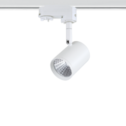 LED Φωτιστικό Ράγας Τριφασικό 4 Καλωδίων Λευκό 7W 24° 500lm Θερμό 3000K ACA – ZUNO730W4