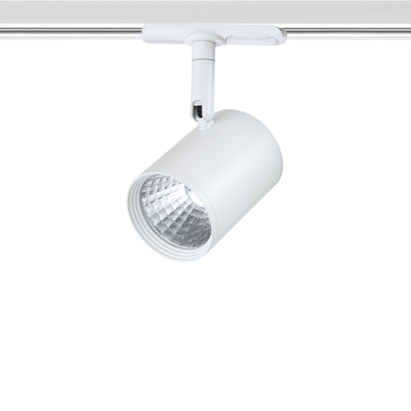 LED COB ΦΩΤΙΣΤΙΚΟ ΡΑΓΑΣ ΜΟΝΟΦΑΣΙΚΟ 2 ΚΑΛΩΔΙΩΝ 7W 24° 230V ΣΕ ΛΕΥΚΟ ΧΡΩΜΑ  ACA - ZUNO740W2