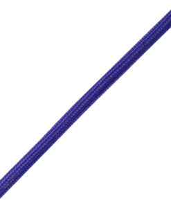 GloboStar® CABLITO 61560 Μοντέρνο Κρεμαστό Φωτιστικό Οροφής Μονόφωτο 1 x E27 Μωβ Σιλικόνης Ανάρτηση με Υφασμάτινο Καλώδιο Φ4 x Υ110cm