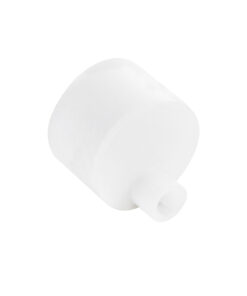 GloboStar® CON-NEONIO 90779 Τάπα Σιλικόνης Σύνδεσης & Τερματική για την NEONIO Digital Neon Flex LED 14.4W/m 12VDC με Π2 x Υ2cm – Διάφανη – Μ2.3 x Π2.2 x Υ2.2cm