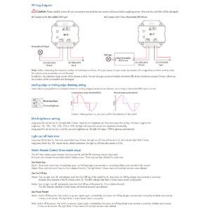 GloboStar® 71453 S1-T SKYDANCE AC Smart RF 2.4Ghz & Αφής – Touch Triac Dimming AC100-240V σε AC100-240V 1 x 1.5A 360W – Max 1.5A 360W – IP20 – Μαύρο Σώμα – Μ8.5 x Π8.5 x Υ3.2cm – 5 Years Warranty