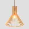 ΦΩΤΙΣΤΙΚΟ ΚΡΕΜΑΣΤΟ ΜΟΝΟΦΩΤΟ Ε27  ΞΥΛΙΝΟ EUROLAMP 144-30003