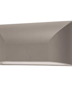 ΑΠΛΙΚΑ ΤΟΙΧΟΥ LED SLIM 6W IP65 220-240V 220X51X113mm ΓΚΡΙ PRO EUROLAMP 145-52052