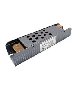 ΤΡΟΦΟΔΟΤΙΚΟ ΜΕΤΑΛΛΙΚΟ SLIM 12V DC 24W IP20 PRO EUROLAMP – 145-71030