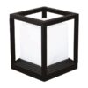 ΦΩΤΙΣΤΙΚΟ ΑΛΟΥΜΙΝΙΟΥ Ε27 150x150x190 IP65 ΜΑΥΡΟ EUROLAMP – 145-20632
