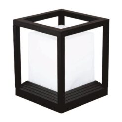 ΦΩΤΙΣΤΙΚΟ ΑΛΟΥΜΙΝΙΟΥ Ε27 150x150x190 IP65 ΜΑΥΡΟ EUROLAMP – 145-20632
