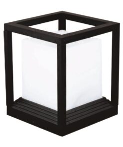 ΦΩΤΙΣΤΙΚΟ ΑΛΟΥΜΙΝΙΟΥ Ε27 150x150x190 IP65 ΜΑΥΡΟ EUROLAMP – 145-20632