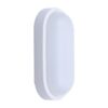 ΦΩΤΙΣΤΙΚΟ ΤΟΙΧΟΥ ΟΒΑΛ LED 12W 205x105x54 3000K IP54 ΛΕΥΚΟ PLUS EUROLAMP 145-20013