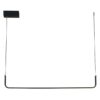 ΦΩΤΙΣΤΙΚΟ ΓΡΑΜΜΙΚΟ ΜΟΝΟΦΩΤΟ LED 20W ΜΑΥΡΟ, 3 CCT  L90*H120CM EUROLAMP – 144-16023