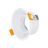 GloboStar® ALPHA 77830 Χωνευτό Κινούμενο Στρόγγυλο Σποτ Οροφής για Λάμπα MR16/GU10 – IP20 – Χυτό Αλουμίνιο – Φ9.4 x Υ4.2cm – Λευκό – 5 Χρόνια Εγγύηση
