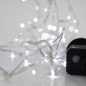 ΣΕΙΡΑ, 100 LED 3mm, 31V, 8 ΠΡΟΓΡΑΜΜΑΤΑ, ΜΕ ΜΕΤΑΣΧΗΜΑΤΙΣΤΗ, ΠΡΟΕΚΤΑΣΗ ΠΑΡΟΧΗΣ 300cm, ΔΙΑΦΑΝΟ ΚΑΛΩΔΙΟ, ΛΕΥΚΟ LED, ΑΝΑ 5cm, ΙΡ44 EUROLAMP – 601-11560