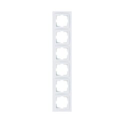 ΠΛΑΙΣΙΟ 6 ΘΕΣΕΩΝ ΛΕΥΚΟ EUROLAMP – 152-10185