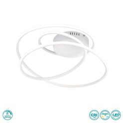 Φωτιστικό Οροφής Reality BOLOGNA LED, 36W · 5100lm, 4000K Λευκό Ματ Μεταλλικό, Step Dimmable- R67051131
