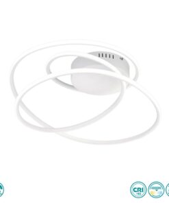 Φωτιστικό Οροφής Reality BOLOGNA LED, 36W · 5100lm, 4000K Λευκό Ματ Μεταλλικό, Step Dimmable- R67051131