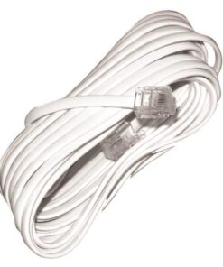 ΠΡΟΕΚΤΑΣΗ ΤΗΛΕΦΩΝΟΥ A.T. ΛΕΥΚΗ 3m 6P4C Rj11 EUROLAMP 147-10062