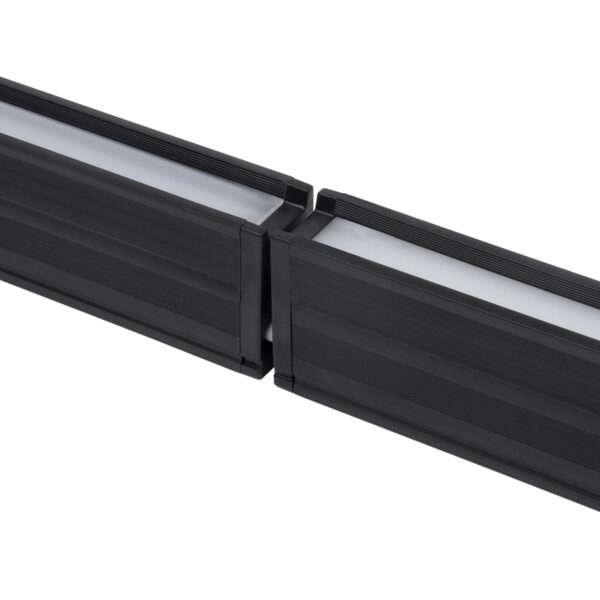 GloboStar® MARKET 61020-P Γραμμικό Κρεμαστό Φωτιστικό Linear LED 18W 2230lm 60° AC 220-240V Μ120 x Π2 x Υ4cm Ψυχρό Λευκό 6000K – Μαύρο – 3 Years Warranty
