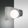 Φωτιστικό Τοίχου  Fabas Luce Adria LED 6W  Ασημί   540lm Θερμό 3000K – 3414-21-137