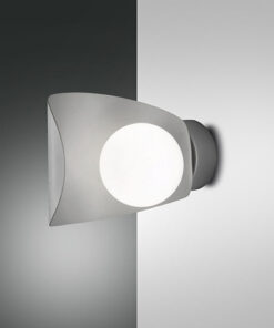 Φωτιστικό Τοίχου  Fabas Luce Adria LED 6W  Ασημί   540lm Θερμό 3000K – 3414-21-137
