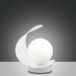 Επιτραπέζιο Φωτιστικό   Fabas Luce Adria LED 6W  Λευκό Με Dimmer Αφής  540lm Θερμό 3000K – 3414-30-102