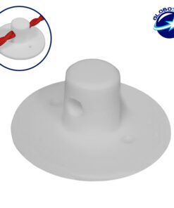 DIY Στήριγμα Καλωδίου Λευκό για Οροφή ή Τοίχο GloboStar 90809