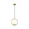 ΦΩΤΙΣΤΙΚΟ ΚΡΕΜΑΣΤΟ ΜΟΝΟΦΩΤΟ Ε27 ΧΡΥΣΟ Φ25*H25CM EUROLAMP – 144-28501