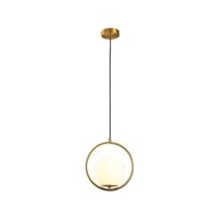 ΦΩΤΙΣΤΙΚΟ ΚΡΕΜΑΣΤΟ ΜΟΝΟΦΩΤΟ Ε27 ΧΡΥΣΟ Φ25*H25CM EUROLAMP – 144-28501