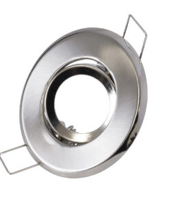 GloboStar® DELTA 77802 Χωνευτό Κινούμενο Στρόγγυλο Σποτ Οροφής για Λάμπα MR11 με Βάση GU5.3 ή GU10 – IP20 – Μεταλλικό – Φ70 x Υ21mm – Νίκελ Ματ – 5 Χρόνια Εγγύηση