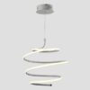 ΦΩΤΙΣΤΙΚΟ ΚΡΕΜΑΣΤΟ ΣΤΡΟΓΓΥΛΟ LED 40W 3000K  ΛΕΥΚΟ EUROLAMP 144-15010