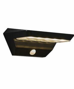 Nordlux Agena Φωτιστικό Τοίχου Μαύρο Ηλιακό Φωτιστικό IP44 LED 5W 3000K – 2118221003