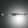 Σποτ  Fabas Luce Alice 4X GU10 Μαύρο Χρώμιο     – 2554-80-172
