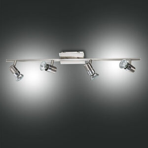 Σποτ  Fabas Luce Alice 4X GU10 Νίκελ Σατινέ     – 2554-80-178
