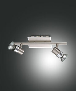 Σποτ  Fabas Luce Alice 2X GU10 Νίκελ Σατινέ     – 2554-82-178