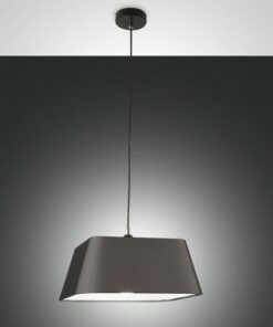 Κρεμαστό Φωτιστικό   Fabas Luce Allegra E27 Μαύρο     – 3561-40-101