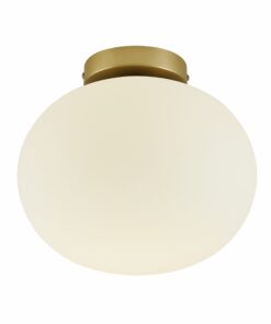 Nordlux Alton 27,5 Φωτιστικό Οροφής Ορείχαλκος E27 Γυάλινο/Μεταλλικό – 2010506001