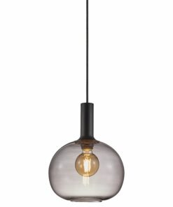 Nordlux Alton 25 Κρεμαστό Μαύρο E27  Γυάλινο/Μεταλλικό –  47313047