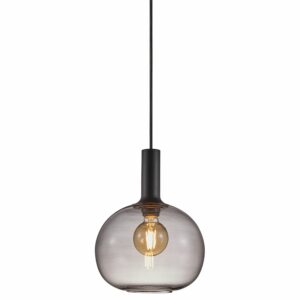 Nordlux Alton 25 Κρεμαστό Μαύρο E27  Γυάλινο/Μεταλλικό –  47313047