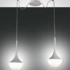 Κρεμαστό Φωτιστικό   Fabas Luce Apollo 2X E27 Λευκό     – 3623-42-102