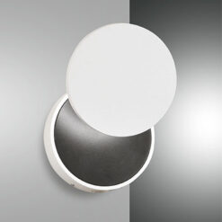 Φωτιστικό Τοίχου  Fabas Luce Ara LED 8W + 4W  Λευκό Με Dimmer  720lm + 360lm Θερμό 3000K – 3452-21-102
