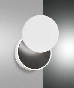 Φωτιστικό Τοίχου  Fabas Luce Ara LED 8W + 4W  Λευκό Με Dimmer  720lm + 360lm Θερμό 3000K – 3452-21-102