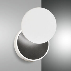 Φωτιστικό Τοίχου  Fabas Luce Ara LED 8W + 4W  Λευκό Με Dimmer  720lm + 360lm Θερμό 3000K – 3452-21-102