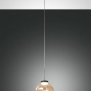 Κρεμαστό Φωτιστικό   Fabas Luce Arabella LED 8W  Μελί Dimmable  750lm Θερμό 3000K – 3547-40-125