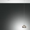 Κρεμαστό Φωτιστικό   Fabas Luce Arabella LED 8W  Φιμέ Dimmable  750lm Θερμό 3000K – 3547-41-126