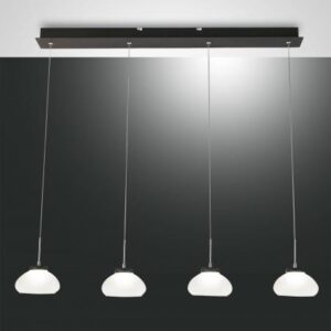 Κρεμαστό Φωτιστικό   Fabas Luce Arabella LED 32W  Λευκό Dimmable  3020lm Θερμό 3000K – 3547-48-102