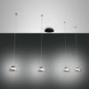 Κρεμαστό Φωτιστικό   Fabas Luce Arabella LED 32W  Φιμέ Dimmable  3020lm Θερμό 3000K – 3547-49-126