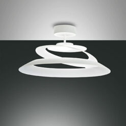 Φωτιστικό Οροφής  Fabas Luce Aragon LED 18W  Λευκό Dimmable  1760lm Θερμό 3000K – 3357-65-102