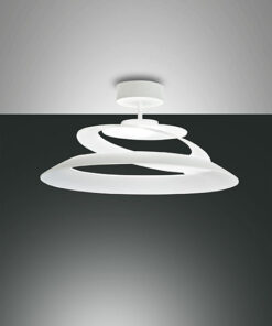 Φωτιστικό Οροφής  Fabas Luce Aragon LED 18W  Λευκό Dimmable  1760lm Θερμό 3000K – 3357-65-102