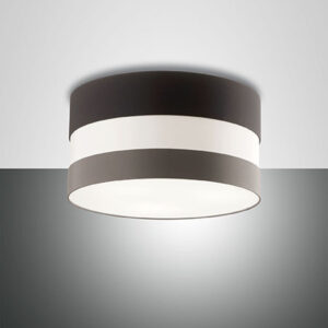 Φωτιστικό Οροφής  Fabas Luce Arona 2X E27 Σκούρο Γκρι     – 3698-65-360