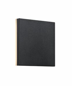 Nordlux Artego Square Φωτιστικό Τοίχου Μαύρο IP44 LED 7.2W 3000K – 46951003