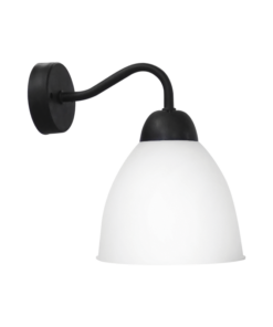 Φωτιστικό τοίχου / απλίκα AS-25AP OVO  Μαύρο -Λευκό Heronia – 31-1192